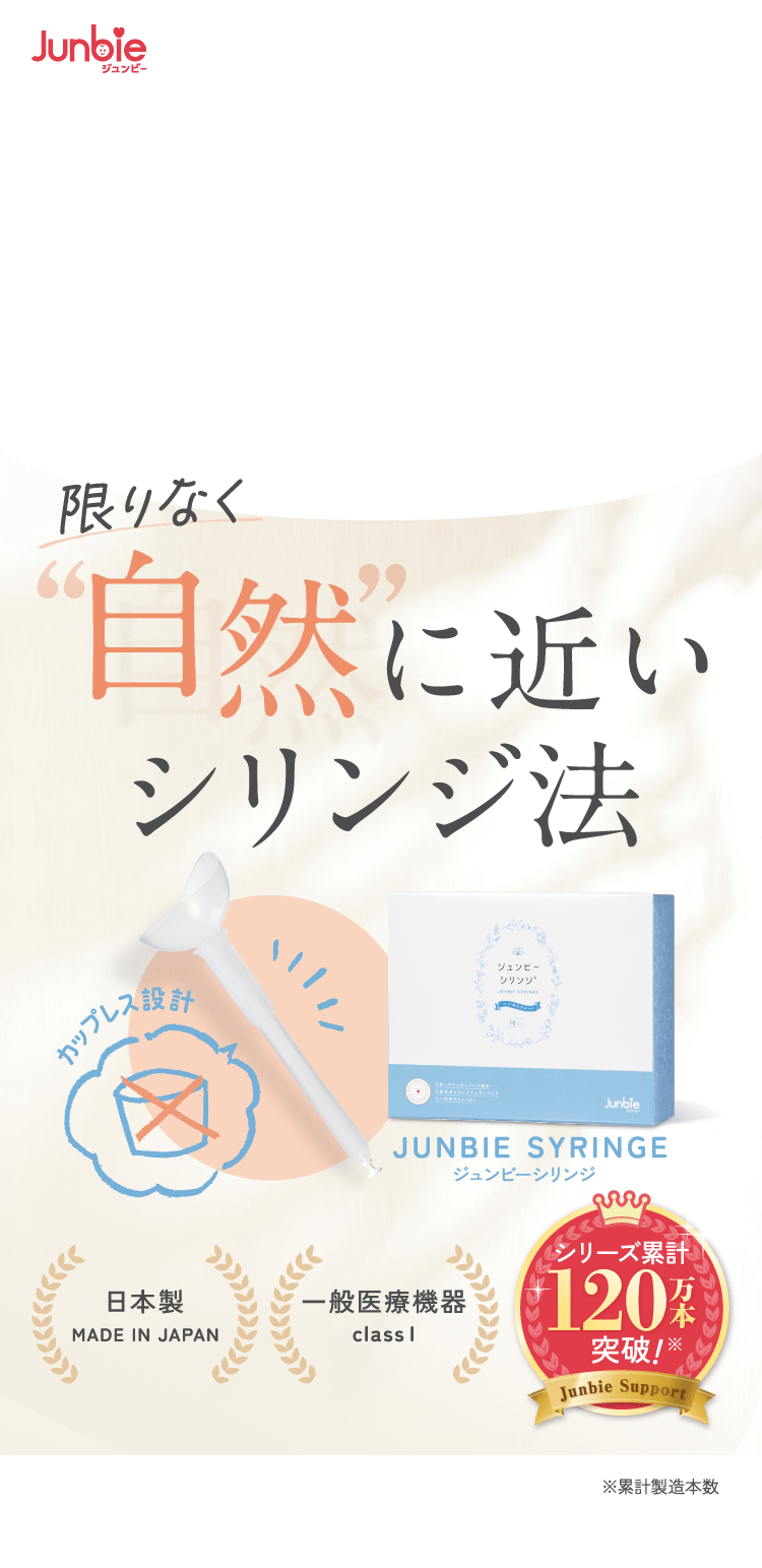 限りなく自然に近いシリンジ法