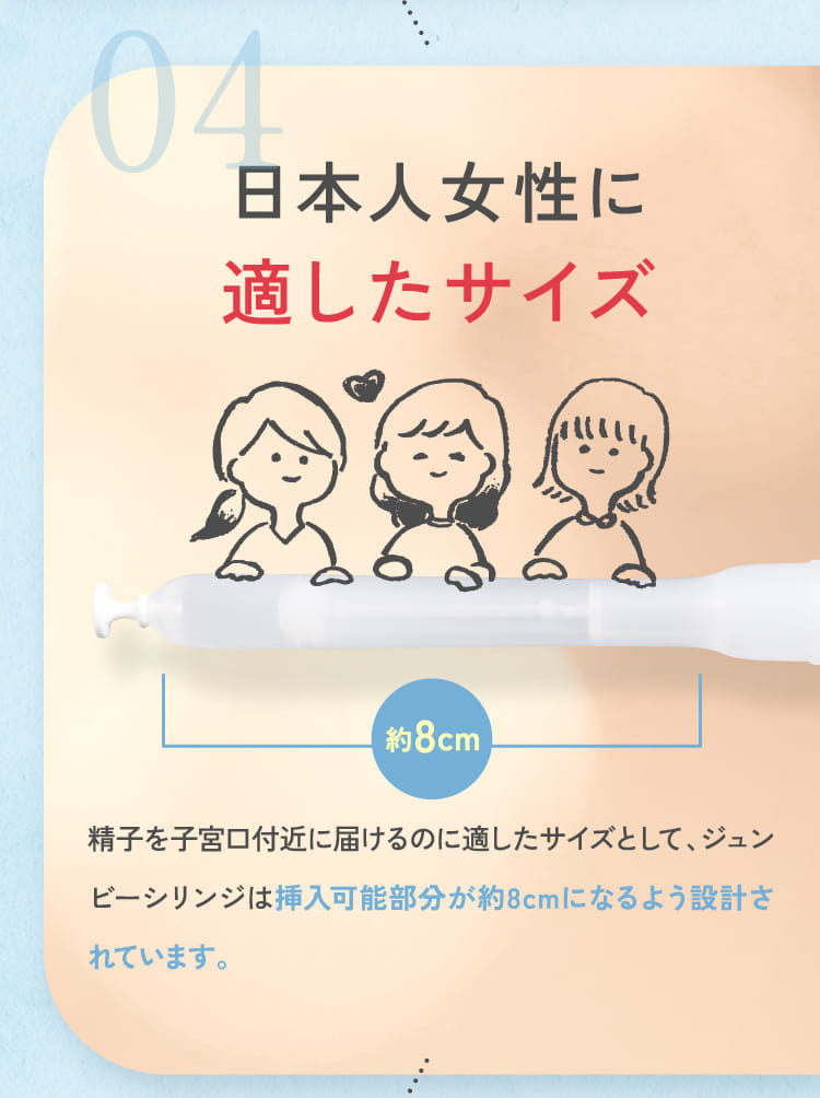 日本人女性に適したサイズ