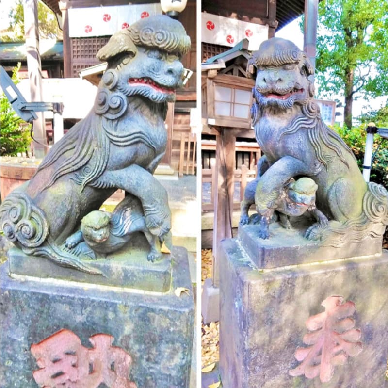 七社神社　狛犬の画像