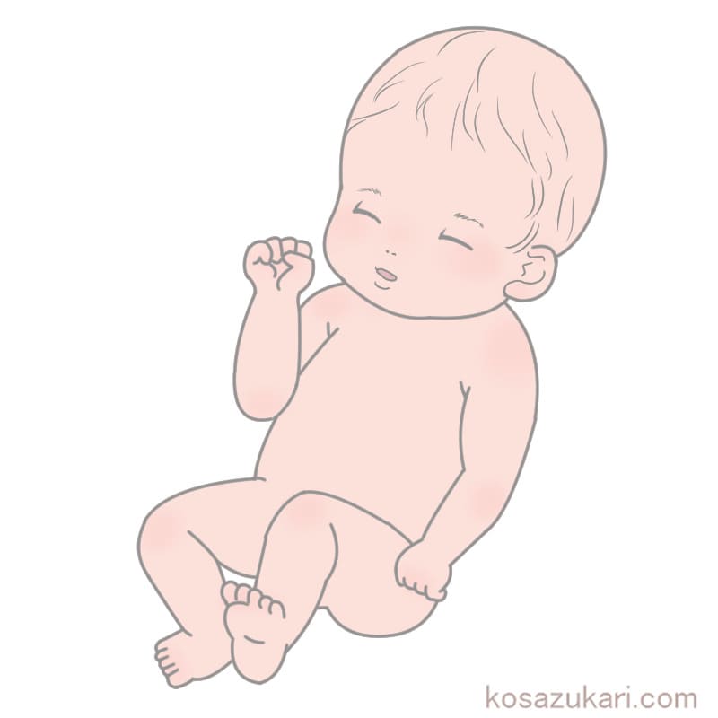 正期産の赤ちゃん