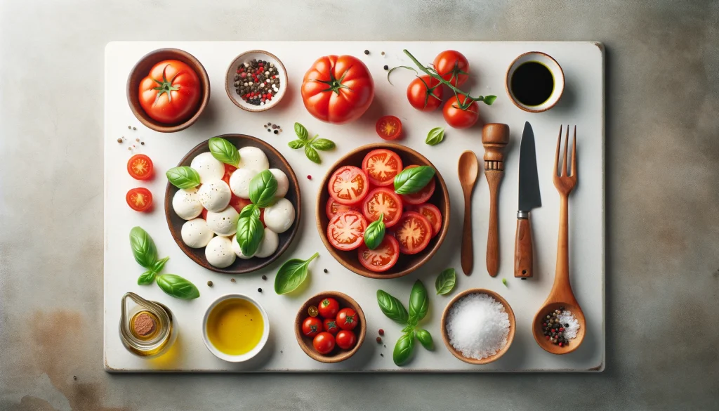 【妊活食】トマトとモッツァレラのカプレーゼ風サラダ