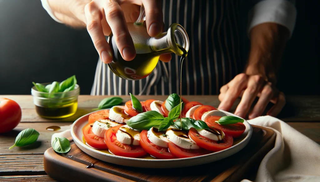 【妊活食】トマトとモッツァレラのカプレーゼ風サラダ
