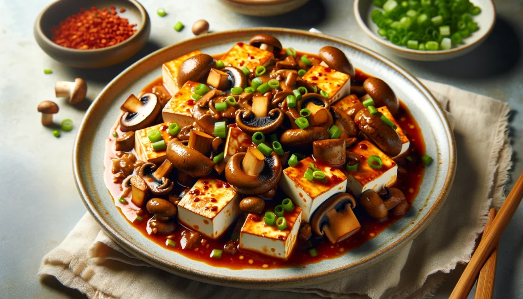 【妊活食】豆腐とキノコのヘルシー麻婆豆腐