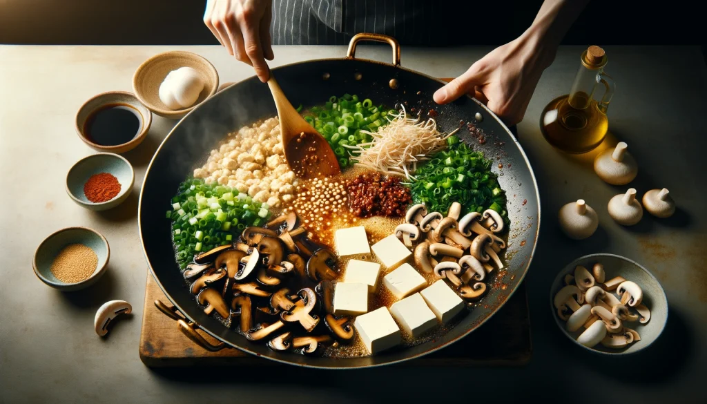 【妊活食】豆腐とキノコのヘルシー麻婆豆腐





高たんぱく質の豆腐と免疫力をサポートするビタミン・ミネラル豊富なキノコを使用しています。これらは妊活中の栄養バランスを支え、全体的な健康維持に貢献します。





