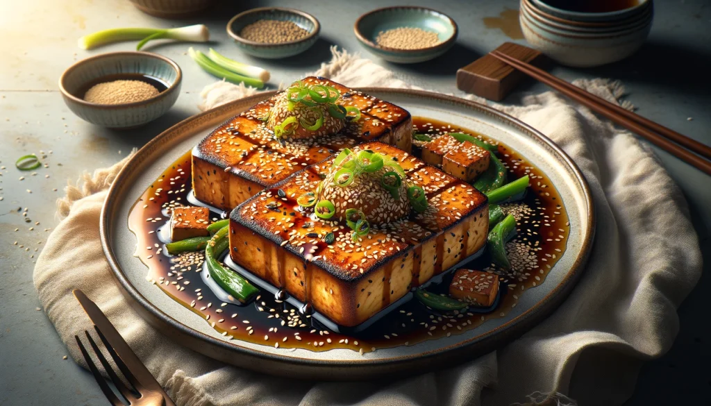 【妊活食】ゴマ風味豆腐ステーキ