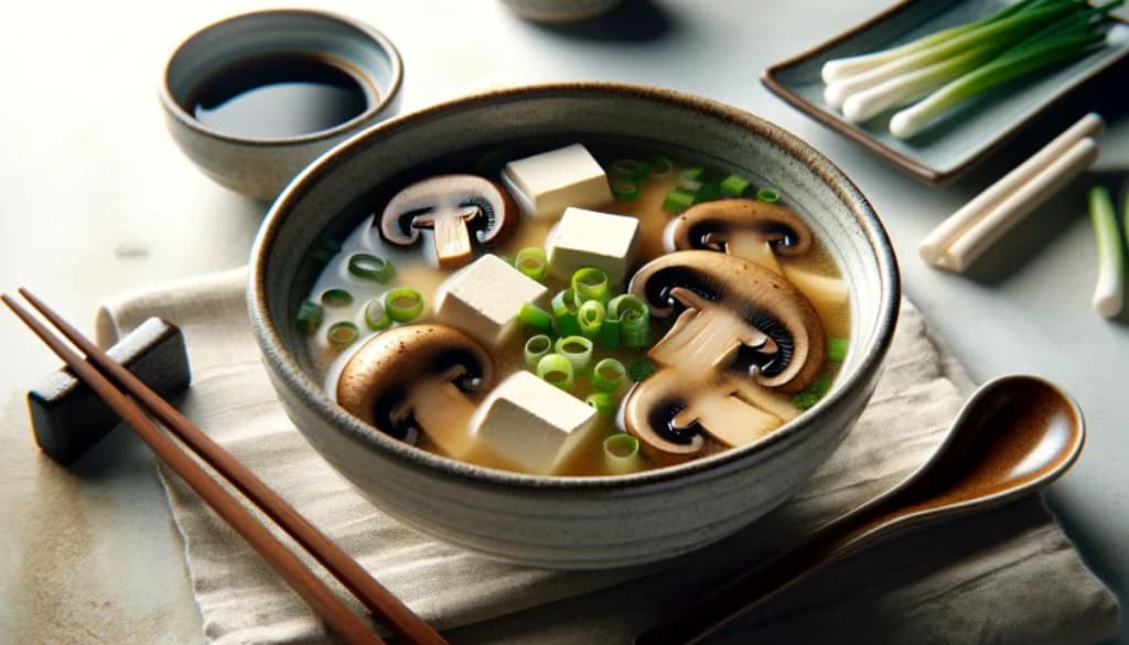 【妊活食】きのこと豆腐の和風スープ