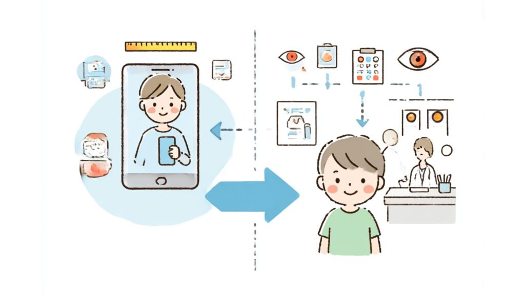 スマホ時間が4時間超えたら危険!?子どものスマホ内斜視の予兆と対応策