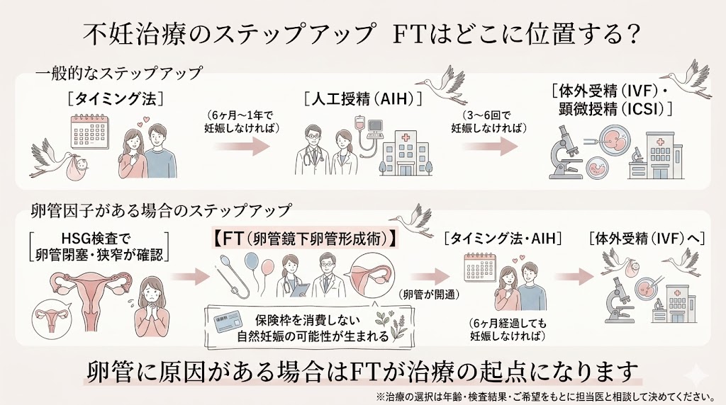 AIH・体外受精を検討している方へ｜その前に知っておきたい「FT（卵管鏡下卵管形成術）」という選択肢
